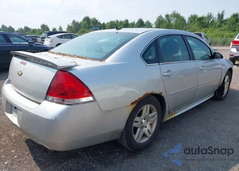 2012 Chevrolet Impala Lt из США, поврежденный, VIN 2G1WB5E30C1289953